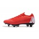Nike Mercurial Vapor 12 Anti Clog SG-Pro Red White