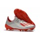 New Soccer Shoes adidas X 19.1 FG Metalic Silver Red