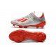 New Soccer Shoes adidas X 19.1 FG Metalic Silver Red
