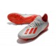 New Soccer Shoes adidas X 19.1 FG Metalic Silver Red