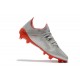 New Soccer Shoes adidas X 19.1 FG Metalic Silver Red