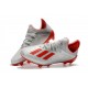 New Soccer Shoes adidas X 19.1 FG Metalic Silver Red