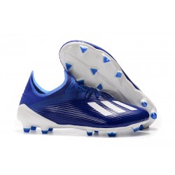 New Soccer Shoes adidas X 19.1 FG Blue White