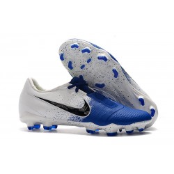 Nike Phantom VNM Elite FG Cleats White Black Racer Blue