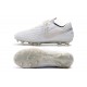 Soccer Cleats Nike Tiempo Legend VIII FG - White Silver Grey