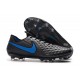 Soccer Cleats Nike Tiempo Legend VIII FG - Black Blue