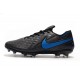 Soccer Cleats Nike Tiempo Legend VIII FG - Black Blue