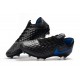 Soccer Cleats Nike Tiempo Legend VIII FG - Black Blue