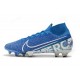 New Nike Mercurial Superfly 7 Elite FG Cleats - Blue Hero White Obsidian
