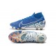 New Nike Mercurial Superfly 7 Elite FG Cleats - Blue Hero White Obsidian