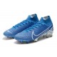 New Nike Mercurial Superfly 7 Elite FG Cleats - Blue Hero White Obsidian