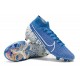 New Nike Mercurial Superfly 7 Elite FG Cleats - Blue Hero White Obsidian