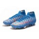 New Nike Mercurial Superfly 7 Elite FG Cleats - Blue Red