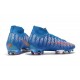 New Nike Mercurial Superfly 7 Elite FG Cleats - Blue Red