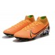 New Nike Mercurial Superfly 7 Elite FG Cleats - Orange Black White