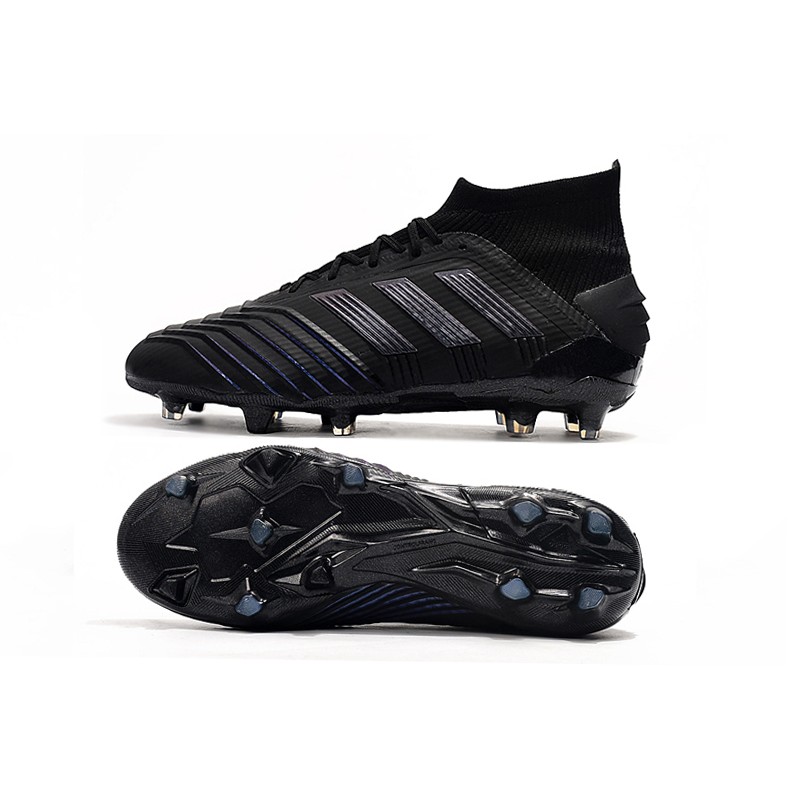 adidas New Predator 19.1 FG Mens Soccer Boots - All Black