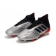 adidas New Predator 19.1 FG Mens Soccer Boots - Silver Black Red