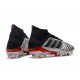 adidas New Predator 19.1 FG Mens Soccer Boots - Silver Black Red