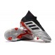 adidas New Predator 19.1 FG Mens Soccer Boots - Silver Black Red