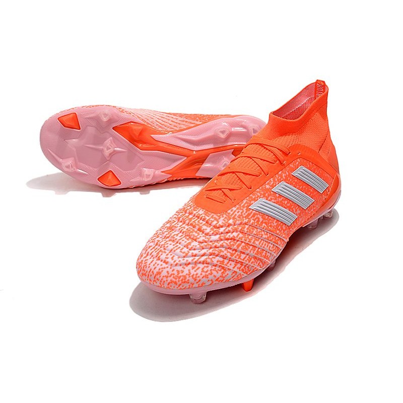 adidas New Predator 19.1 FG Mens Soccer Boots - Orange White