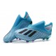 adidas X 19+ FG News Soccer Boots Bright Cyan Black