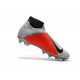 Nike Phantom Vision Elite DF FG Men's Soccer Boots - Gray Red