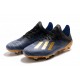 New Soccer Shoes adidas X 19.1 FG Blue Core Black Gold