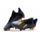 New Soccer Shoes adidas X 19.1 FG Blue Core Black Gold