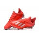 New Soccer Shoes adidas X 19.1 FG Active Red Silver