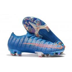 Nike Mercurial Vapor 13 Elite FG Soccer Shoes - Blue Red