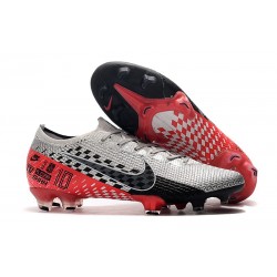Nike Mercurial Vapor 13 Elite FG Neymar NJR Chrome Black Red Orbit Platinum