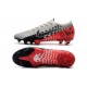 Nike Mercurial Vapor 13 Elite FG Neymar NJR Chrome Black Red Orbit Platinum