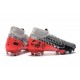 New Nike Mercurial Superfly 7 Elite FG Neymar Chrome/Black/Red