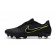 Nike Phantom VNM Elite FG Cleats Black Volt