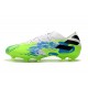 adidas Nemeziz 19.1 FG Firm Ground Cleats White Green Blue