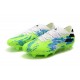 adidas Nemeziz 19.1 FG Firm Ground Cleats White Green Blue
