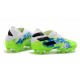 adidas Nemeziz 19.1 FG Firm Ground Cleats White Green Blue