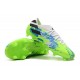 adidas Nemeziz 19.1 FG Firm Ground Cleats White Green Blue