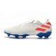 adidas Nemeziz 19.1 FG Firm Ground Cleats White Red Blue