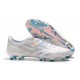 New Soccer Shoes adidas X 99 19.1 FG White Bright Cyan Pink