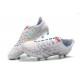 New Soccer Shoes adidas X 99 19.1 FG White Bright Cyan Pink