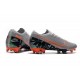 Nike Mercurial Vapor 13 Elite FG Soccer Shoes - Grey Black Orange
