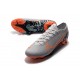 Nike Mercurial Vapor 13 Elite FG Soccer Shoes - Grey Black Orange