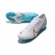 Nike Mercurial Vapor 13 Elite FG Soccer Shoes - White Blue