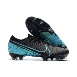 Nike Mercurial Vapor 13 Elite FG Soccer Shoes - Black Blue