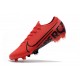Nike Mercurial Vapor 13 Elite FG Soccer Shoes - Red Black
