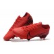 Nike Mercurial Vapor 13 Elite FG Soccer Shoes - Red Black