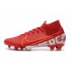 New Nike Mercurial Superfly 7 Elite FG Cleats - Red White