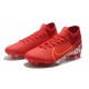 New Nike Mercurial Superfly 7 Elite FG Cleats - Red White