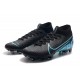 New Nike Mercurial Superfly 7 Elite FG Cleats - Black Blue